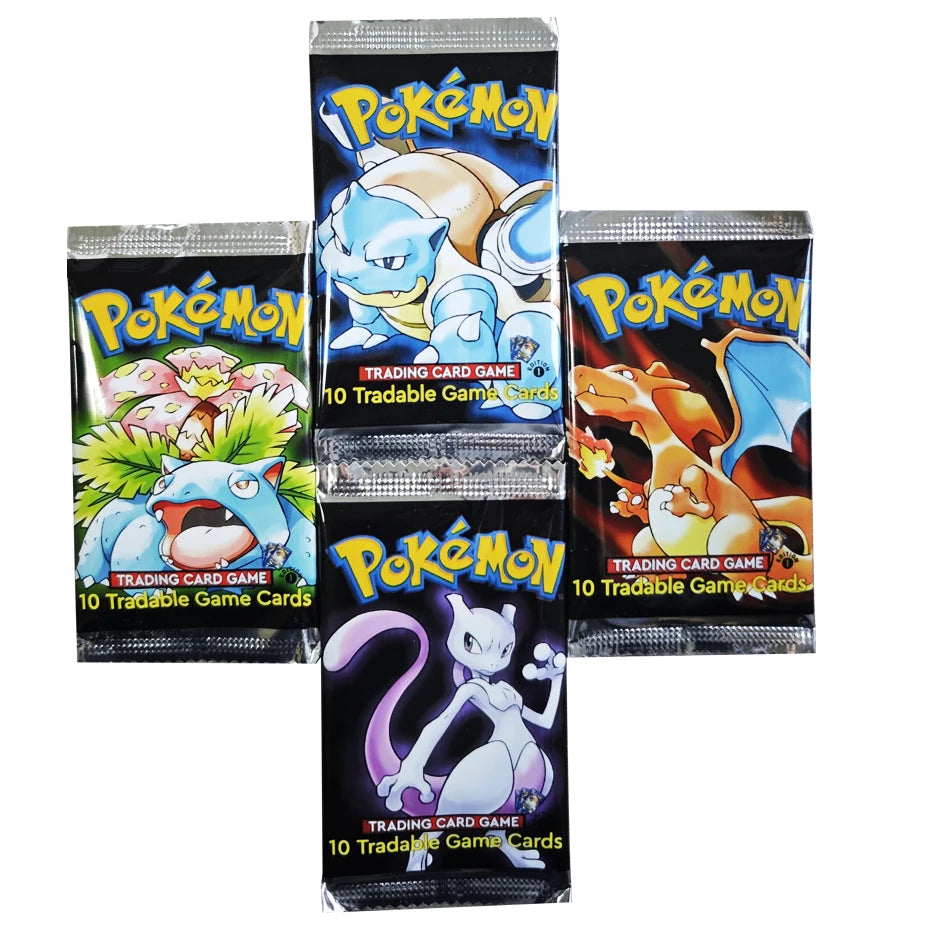 30th Anniversary Edition Newest 324Pcs Pokemon Cards &MEGA EVOLUTION Pokemon Booster Box Collectible Tradiner Card Game