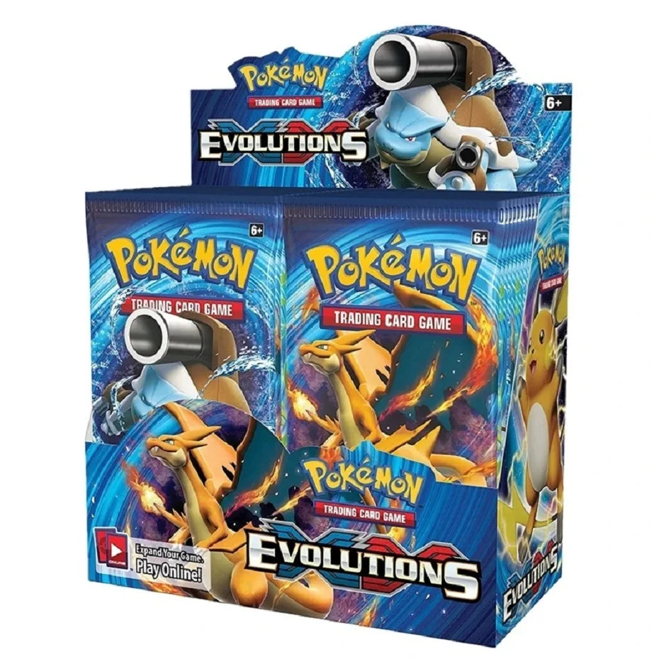 30th Anniversary Edition Newest 324Pcs Pokemon Cards &MEGA EVOLUTION Pokemon Booster Box Collectible Tradiner Card Game