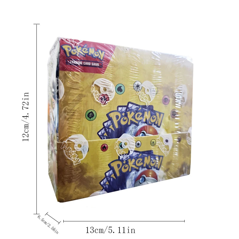 30th Anniversary Edition Newest 324Pcs Pokemon Cards &MEGA EVOLUTION Pokemon Booster Box Collectible Tradiner Card Game