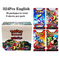 2025 324Pcs Pokemon Cards Sun & Moon  Evolutions Unified SHINING Booster Box Collectible Tradiner Card Game toy for children ﻿